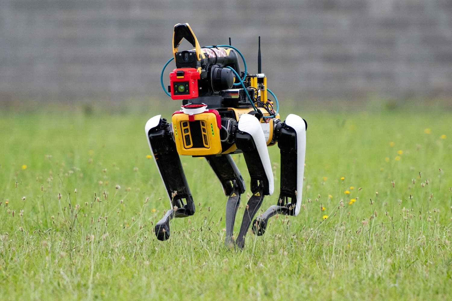 UGV on course